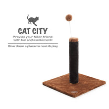Cat Scratching Post - Blue/Brown